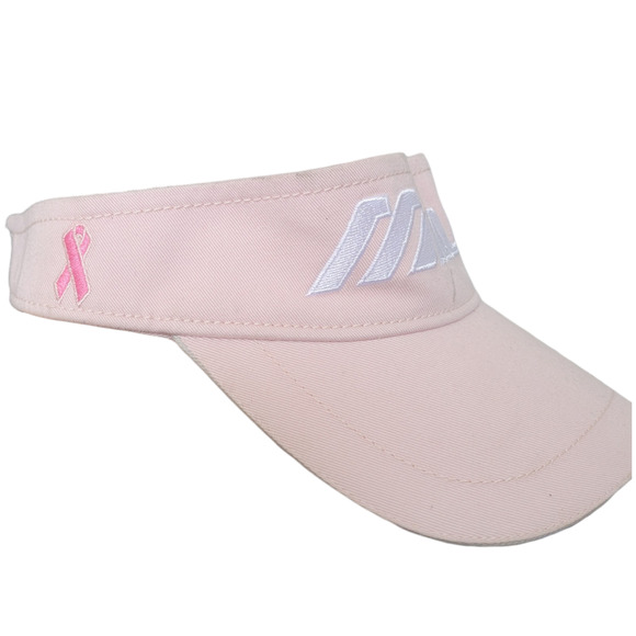 Mizuno Accessories - Mizuno Performance Wear Tour Series Sun Visor Hat/Cap Pink Cancer Ribbon Sz OS